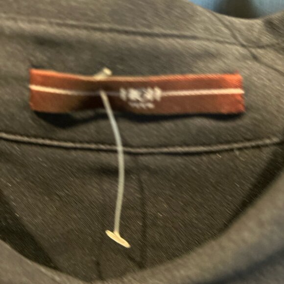 High end French designer HIGH knee length duster blouse - Picture 4 of 9